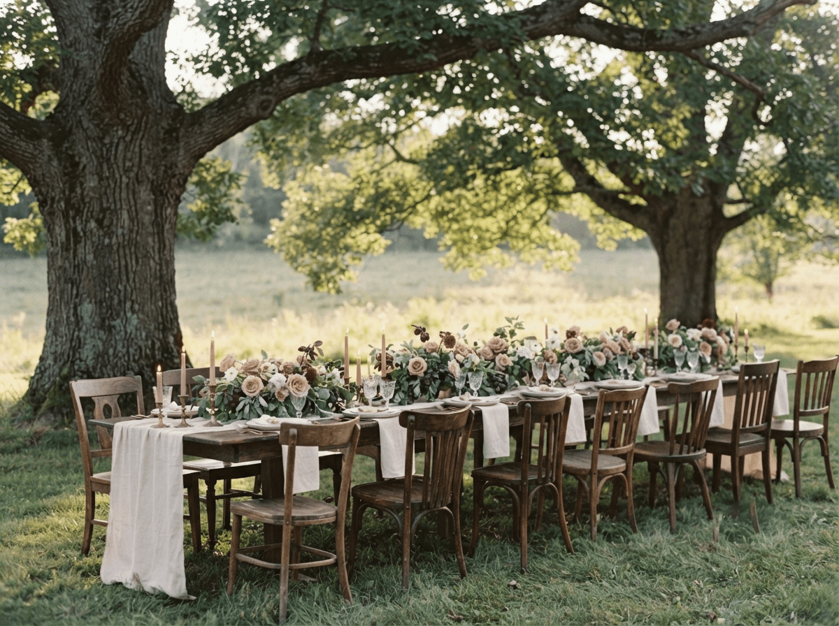 Millbrook Estate Wedding — Full ceremony + reception installation